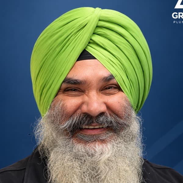Gursharan Singh Grewal, co-founder of Group 3 Plumbing